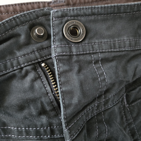 Kuhl Work Hiking Pants Gray Green Size 8 - Picture 4 of 13